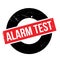 Alarm Test rubber stamp