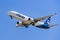 Alaska Airlines aircraft flying