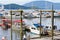 Alaska - Boats in Auke Bay Harbor Marina