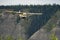 An Alaska bush plane prepares for landing at the Chitina Alaska Airport