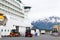 Alaska Cruise Ship Baggage Loading
