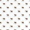 Alaska deer pattern seamless vector