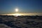 Alaska Frozen Landscape with Ice fog