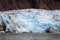 Alaska, glacier edge of the Sawyer Glacier in the Tracy Arm Fjord in the Boundary Ranges of Alaska, United States