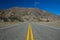 Alaska Highway heading past Kluane Lake and seemingly into Sheep Mountain