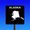 Alaska highway sign