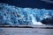 Alaska, Hubbard Glacier in the morning just before sunrise, United States