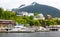 Alaska Ketchikan Boats, Homes, and Mountains