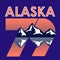 Alaska Landscape 1979 T-shirt Typography, Vector Illustration