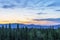 Alaska mountain range sunrise, Pacific north west, Denali National Park, Mountain landscape
