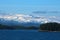 Alaska, mountainous coastal landscape in Prince William Sound