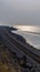 Alaska Railroad at Beluga Point, Pacific North West Coastline, Landscape Photography, Turnagin Arm, Royalty Free Stock Photos 