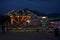 Alaska State Fair at night.