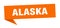 Alaska sticker. Alaska signpost pointer sign.
