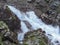 Alaska Thunderbird waterfalls in September