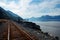 Alaska Train Track by the Water