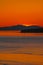 Alaskan Cruise beautiful orange sunset