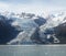 Alaskan glaciers and snowcapped mountains