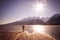 Alaskan Photographer on Sunny Beach