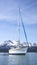 Alaskan sailboat at anchor