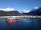 Alaskan work boat coming into harbor