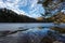 Alatsee lake by winter. Austria