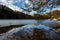 Alatsee lake by winter. Austria