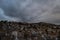 Albaicin during Sunset seen from Lookout Point in Granada, Spain