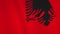 Albania flag background waving abstract banner - seamless video loop animation