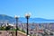 Albania, Vlore/ Vlora, cityscape seen from Kuzum Baba hill.