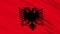 Albanian flag.