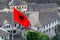 Albanian Flag in Gjirokaster