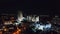 Albany at Night, Empire State Plaza, Drone View, New York State Capitol