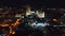 Albany at Night, New York State Capitol, Drone Flying, Empire State Plaza