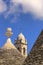 Alberobello: detail of the trullo to dry masonry. ITALY,APULIA