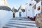 Alberobello, Puglia. Urban landscape with the trulli, original and ancient houses of this region