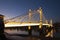 Albert Bridge, Chelsea, London at Night