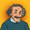 Albert Einstein, scientist, physicist. Science and education