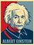 Albert Einstein Vector portrait illustration of the greatest physicist of all time from American