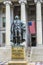 Albert Gallatin Statue US Flag US Treasury Department Washington DC