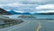 Alberta Highway 11 (David Thompson Hwy) along the Abraham lake