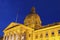 Alberta Legislative Building at night