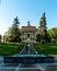 Alberta Legislature Stairs and Garden during Golden Hour Edmonton / YEG