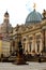 Albertinum Museum of Fine Arts in Dresden Germany. Ancient majestic building in neo Renaissance style
