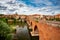 Albi, France. Old bridge view