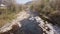 Albino, Bergamo, Italy. Landscape of the river Serio that flows along the Seriana valley