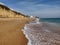 Albufeira sunny seashore, Algarve Portugal.