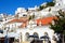 Albufeira town buildings, Portugal.