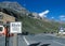 Albula-Pass on the way to the Engadina in the Swiss alps