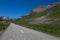 Albula summit road in switzerland